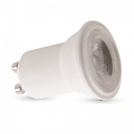 Bec Spot LED - 2W GU10 Mini Plastic, Alb Rece