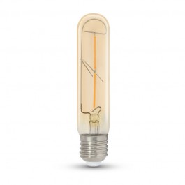 Filament Bec LED - 2W T30 E27 Ambră Alb Cald