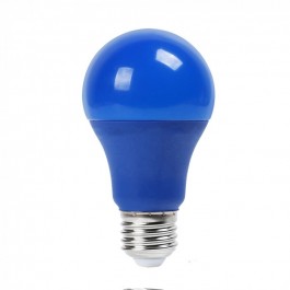 Bec LED - 9W E27 A60 Termoplastic Albastru
