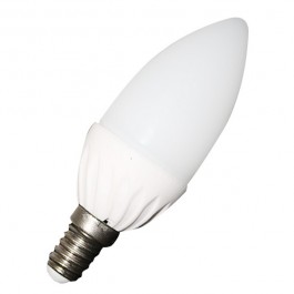 Bec LED - 4W E14 Alb Cald Lumânare