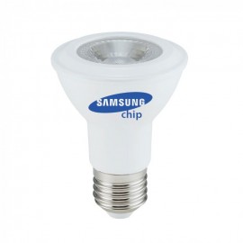 Bec LED - SAMSUNG Chip 7W E27 PAR20  Plastic Alb Cald