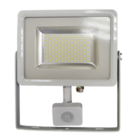 50W Proiector LED Sensor Corp Alb SMD - Alb Natural