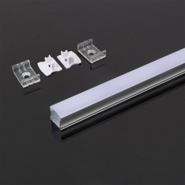 Aluminum Profile 2m 17.2 x 15.5 mm White Housing 
