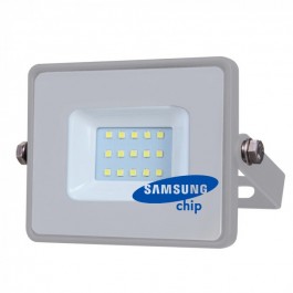 10W LED Προβολέας SAMSUNG CHIP Γκρί Βάση SMD θερμό λευκό