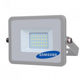 20W LED Προβολέας SAMSUNG CHIP Γκρί Βάση SMD θερμό λευκό