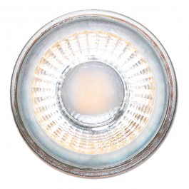 LED Spot Lampe - 5W GU10 Glas mit Linse Weiss Blister