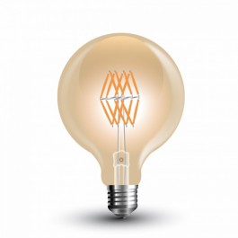 LED Lampe - 8W Gluhfaden E27 G95 Bernstein Warmweiss 