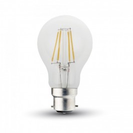 LED-Gluhfaden Lampe - 5W B22 A60 Warmweiss