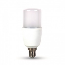 LED Lampe - 9W E14 T37 Plastik Warmweiss