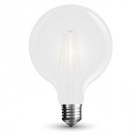 LED Lampe - 7W Gluhfaden E27 G95 Frosted Körper Kaltweiss 