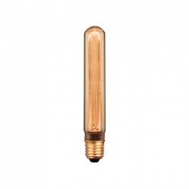 LED Bulb - 2W ART Filament Candle E27 T30 Amber Glass 1800K±200K
