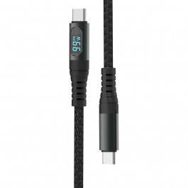 1M Type C to USB Cable Black