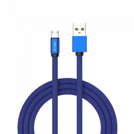 1m. Micro USB Cable Blue - Ruby Series