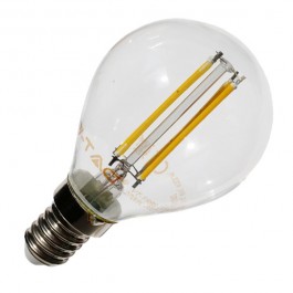 LED-Gluhfaden Lampe 4W E14 P45 Kaltweiss
