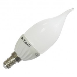 LED-Gluhfaden Lampe 4W E14 Kerzenlampe Weiss