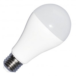 LED Lampe - 9W E27 A60 Thermoplastic 3 Schritt Dimmbar Weiss 
