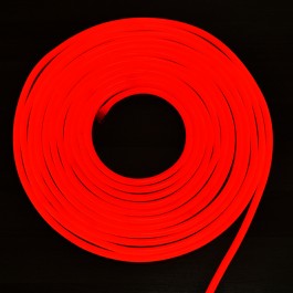 LED Neon Flex 24V  - Rot Wasserdicht, IP65 - 10m-Rolle