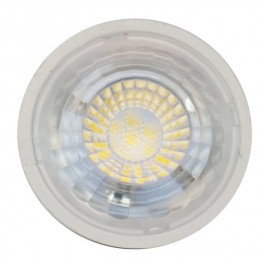 LED Spot Lampe - 7W GU10 Plastik mit Lens Warmweiss Dimmbar