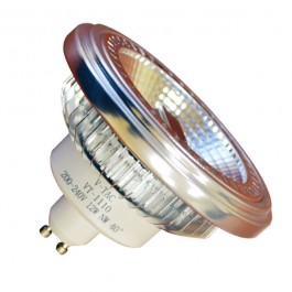 LED Spot Lampe - AR111 GU10 40ﾰ 12W 12V Weiss