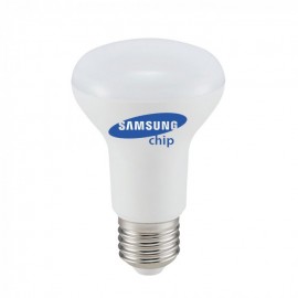 LED Lampe - SAMSUNG Chip 8W E27 R63 Plastisch Kaltweiss