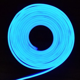 LED Neon Flex 24V  - Blau Wasserdicht, IP65 - 10m-Rolle