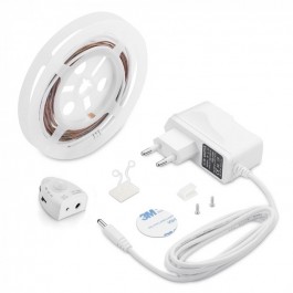 LED Lit lumière avec capteur Lit simple Blanc chaud