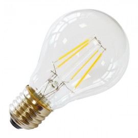 Filament Ampoule LED - 4W E27 A60 Blanc chaud