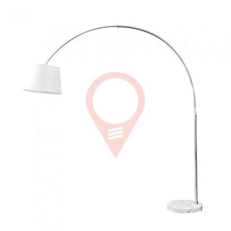 LED Floor Lamp E27 Ivory Lamp Shade