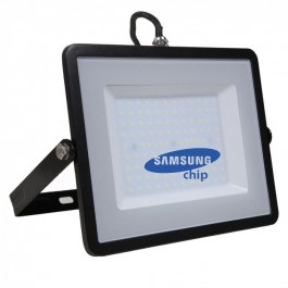 100W Foco LED SMD SAMSUNG Chip Cuerpo negro Blanco frío