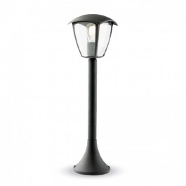 Lámpara de jardín 600 mm Impermeable Negro