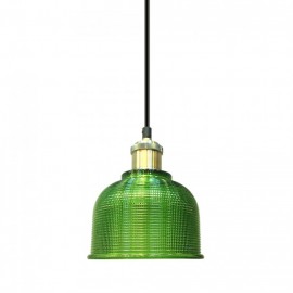 Lámpara Colgante de Cristal Verde 150cm 