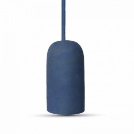 Lámpara Colgante de Hormigón Azul